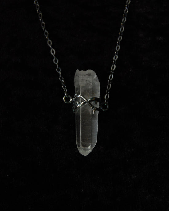 Thorn Necklace // Lemurian Quartz