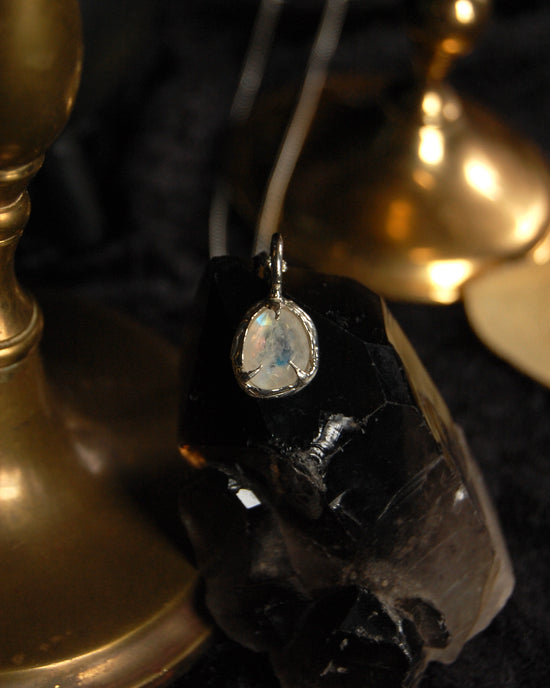 Selene Talisman // Rainbow Moonstone
