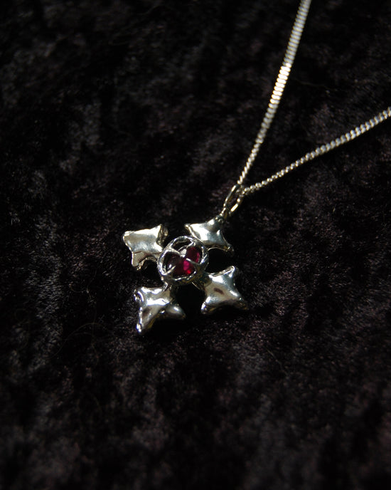 Lilith Amulet // Rhodolite Garnet