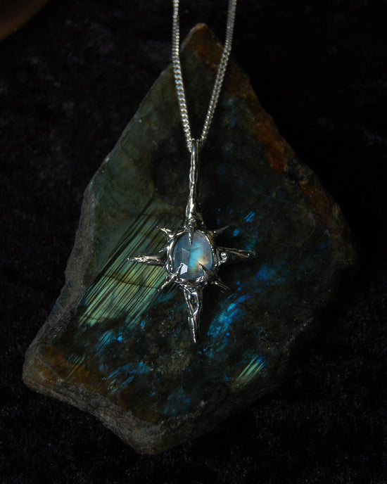 Starbeam Amulet // Rainbow Moonstone