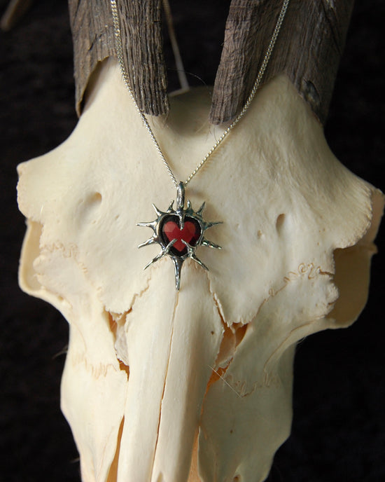 Persephone Talisman // Rhodolite Garnet