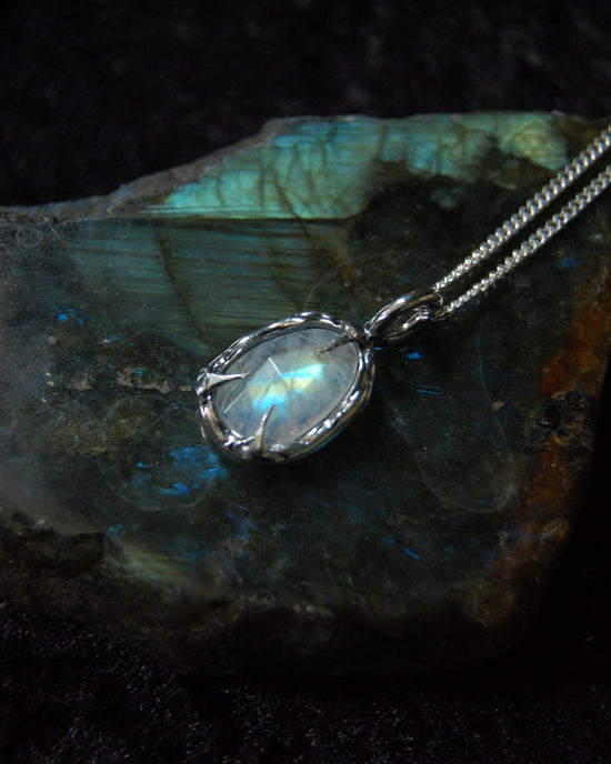 Selene Talisman // Rainbow Moonstone