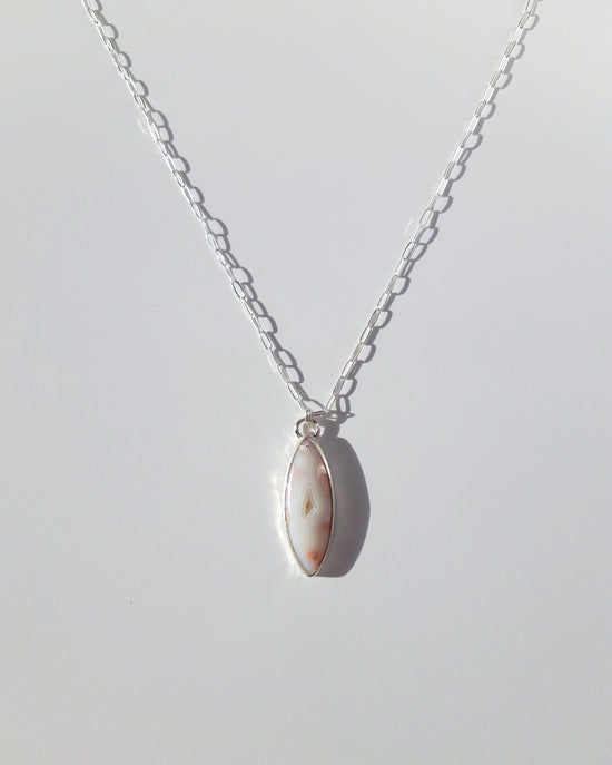 Gaia Necklace // Cotton Candy Agate